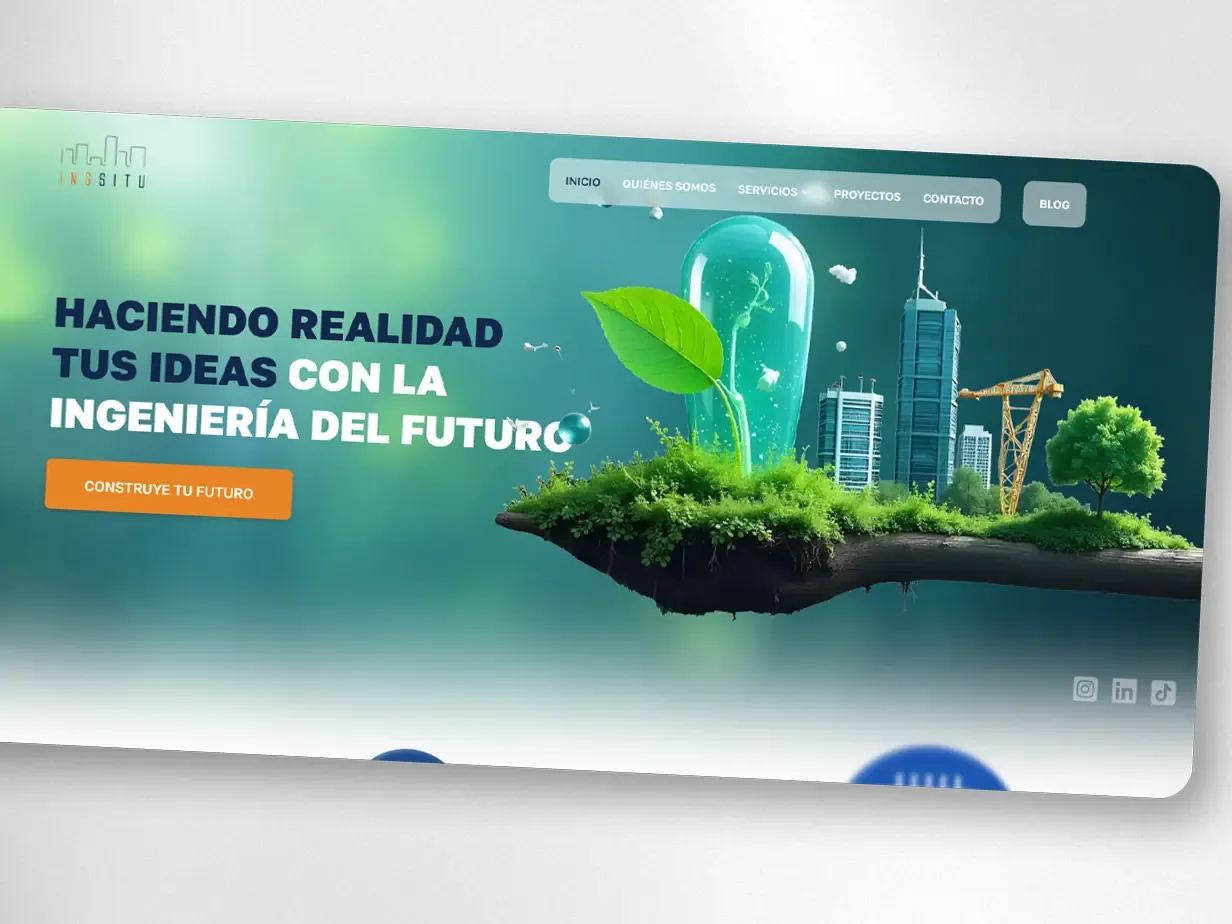 Landing Page de Ingsitu